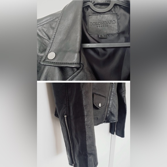 LEATHER MOTO JACKET - Picture 3 of 6